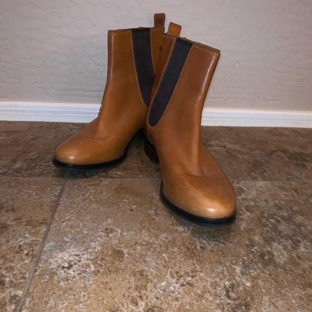 Cole Haan brown booties